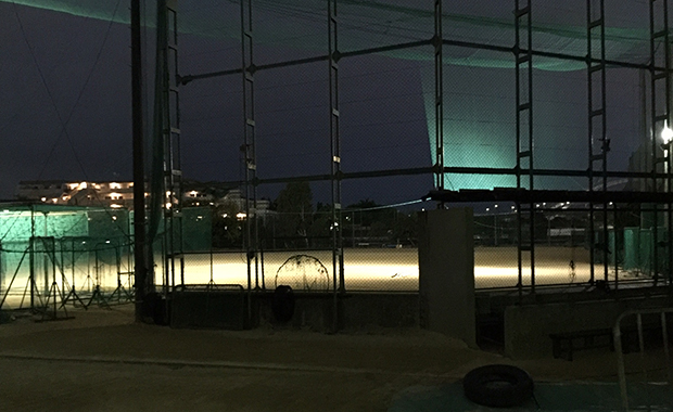 ライト設置工事