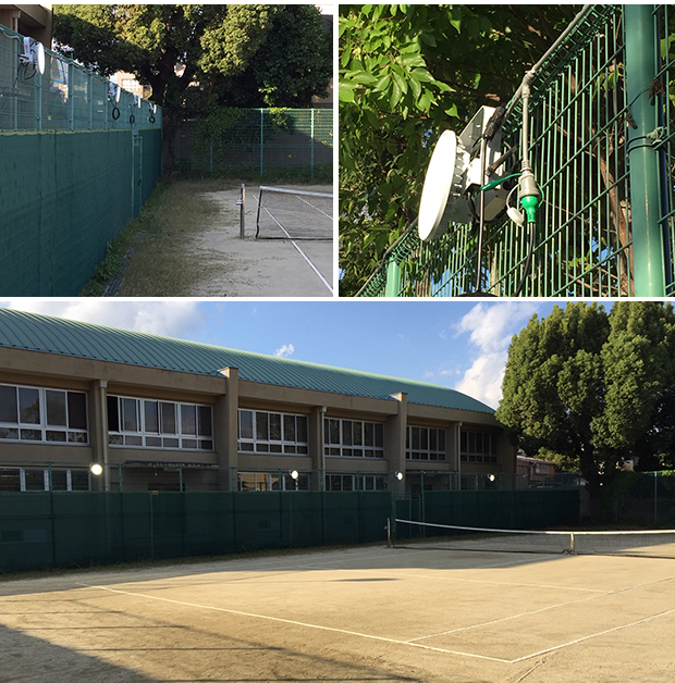 ライト設置工事