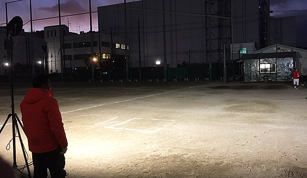 ライト設置工事