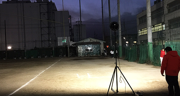 ライト設置工事