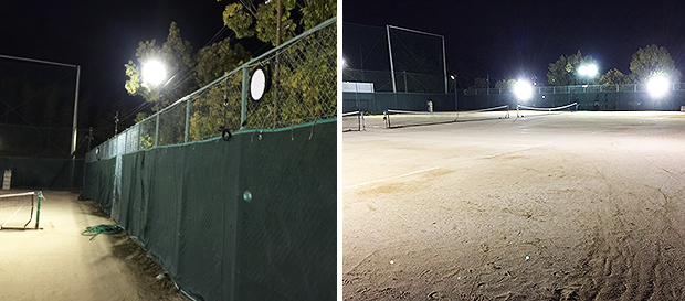 ライト設置工事