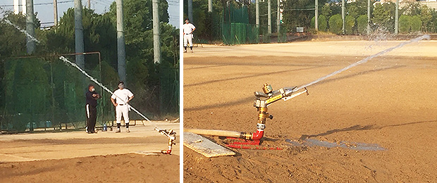 八尾高等学校　グランド散水用