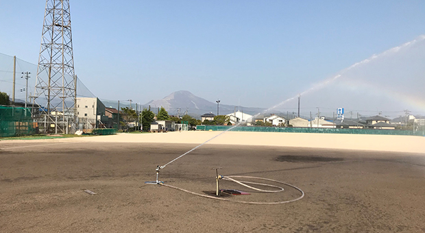 滋賀県立長浜北高等学校グランド散水用