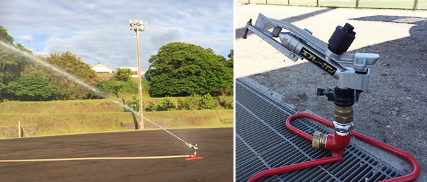 鹿児島県枕崎高等学校グランド散水用