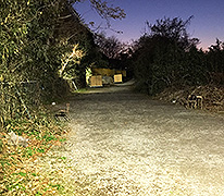 夜間アーチェリー部照明