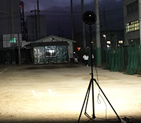 夜間野球部照明