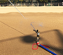 野球場散水